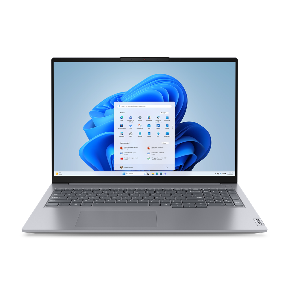 Lenovo ThinkBook 16 G7 IML-Core-Ultra7 155H 8GB 512GB-SSD Intel-Arc-Graphics FPR  Backlit-KB 16-WUXGA-IPS  DOS  Grey Bag 21MS000NGQ