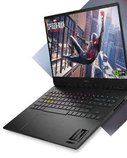 HP OMEN 16-WF0083DX i9-13900HX 16GB 1TB-SSD 8GB-RTX4060 16.1(1921080)165HZ Win11 Black